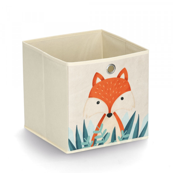 Aufbewahrungsbox Fuchs, Vlies - Beige