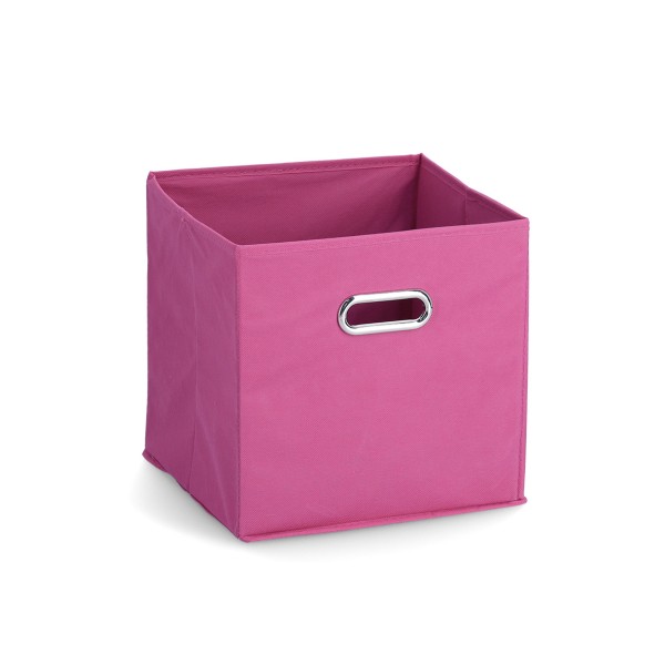 Kleine Aufbewahrungsbox mit Griff, Vlies - Pink