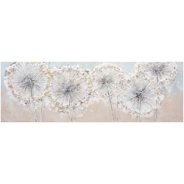 Handgefertigtes Ölgemälde - Motiv: Pusteblumen - 40 x 120cm