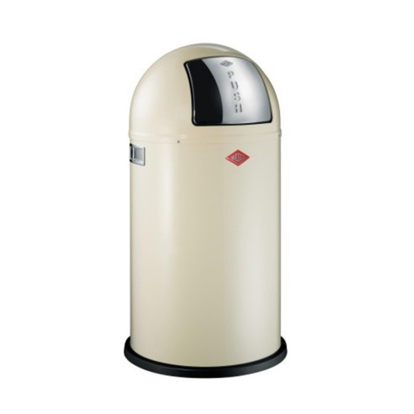 Wesco Mülleimer Pushboy 50 Liter - Mandel