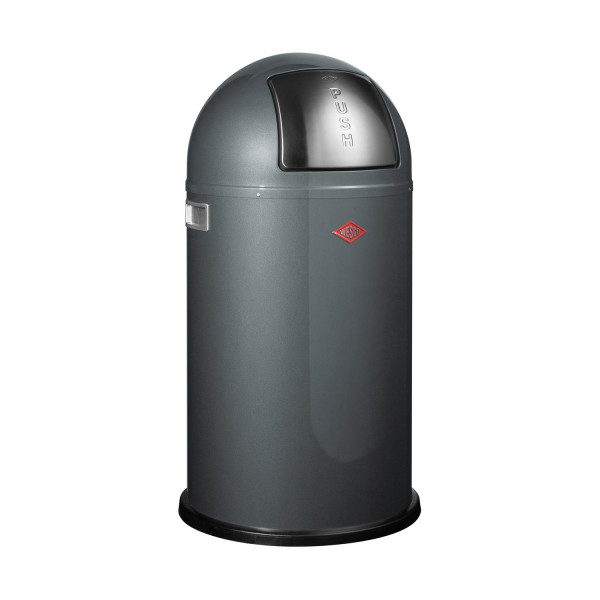 Wesco Mülleimer Pushboy 50 Liter - Graphit