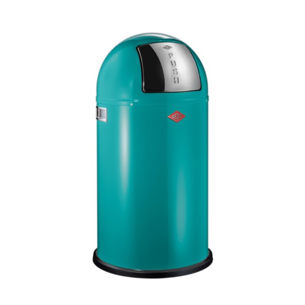 Wesco Mülleimer Pushboy 50 Liter - Türkis