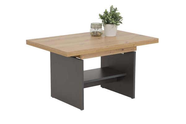 Couchtisch Marcel - Artisan Eiche - mit Funktion