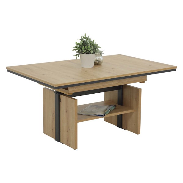 Funktionscouchtisch Ingo - Artisan Eiche / Anthrazit