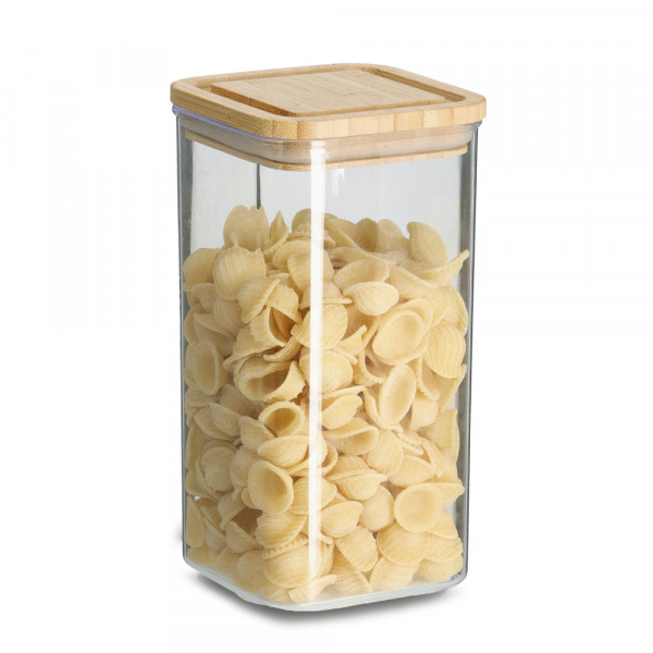 Aufbewahrungsdose mit Bambusdeckel - 1200ml