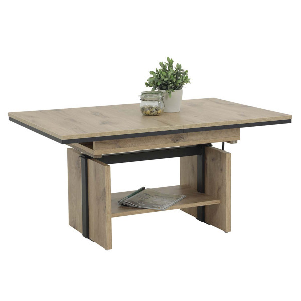 Funktionscouchtisch Ingo - Viking Oak / Anthrazit
