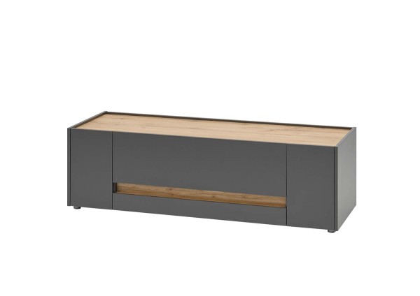 Kleines Lowboard City - Anthrazit Wotan Eiche