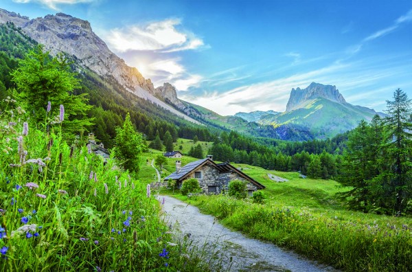 Leinwandbild - Motiv: Berge - 78 x 118cm