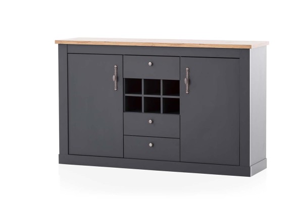 Sideboard Catania - Anthrazit Wotan Eiche