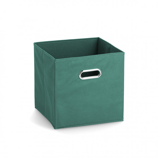 Kleine Aufbewahrungsbox mit Griff, Vlies - Petrol