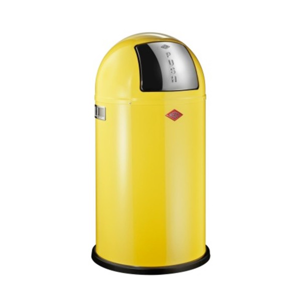 Wesco Mülleimer Pushboy 50 Liter - Zitronengelb