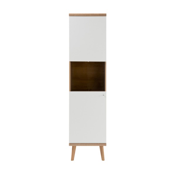 Vitrine Merle - Skandinavisches Design - Eiche Riviera