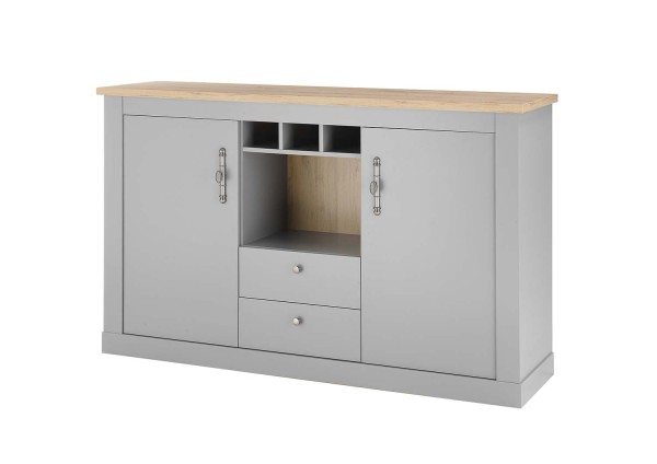 Sideboard Chambord - Light Gray Artisan Oak Landhaus