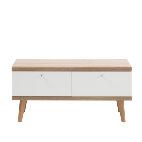 Kleines Lowboard Merle - Skandinavisches Design - Eiche Riviera