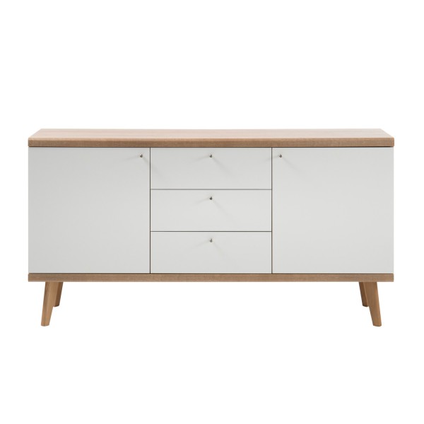 Sideboard Merle - Skandinavisches Design - Eiche Riviera