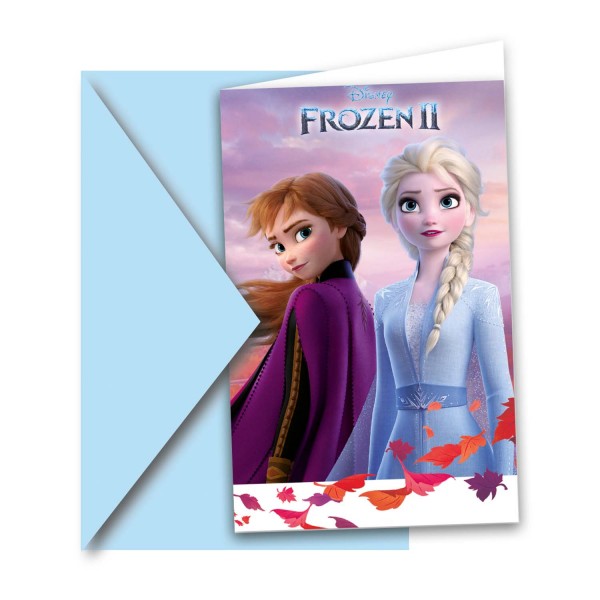 Einladungskarten Frozen II 6 Stück