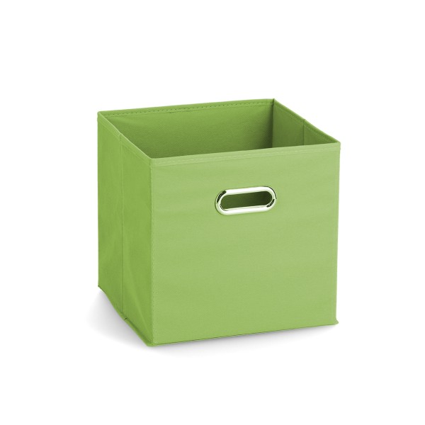Kleine Aufbewahrungsbox mit Griff, Vlies - Grün