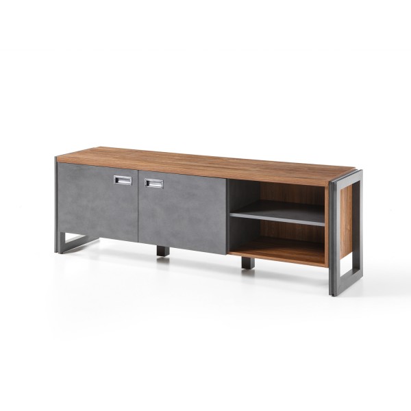 Lowboard Detroit - Industrial Stirling Oak