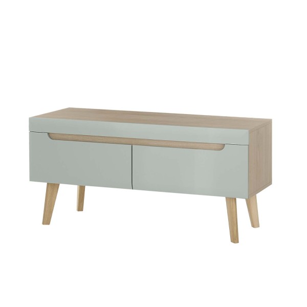 Lowboard Svante - Scandi Oak / Pistaccio Matt