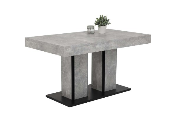 Esstisch Rose - Beton - ausziehbar - 140/180 x 80cm
