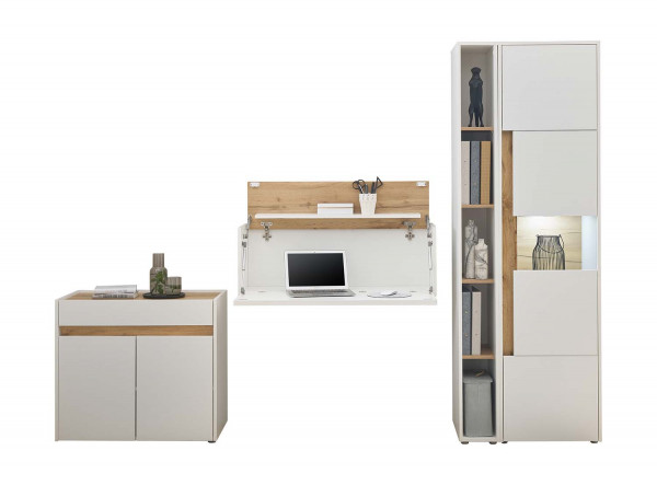 Homeofficeset City - Weiß Wotan Eiche