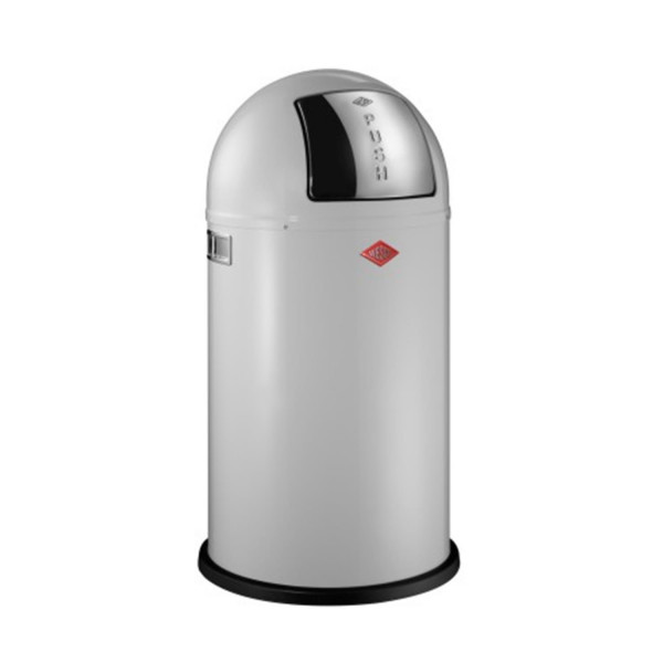 Wesco Mülleimer Pushboy 50 Liter - Weiß