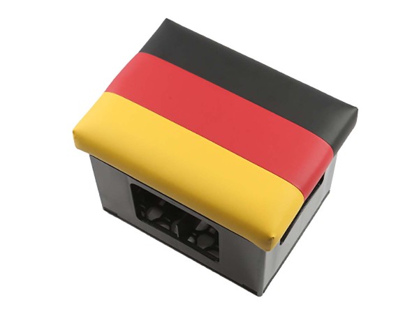 Bierkisten Sitzkissen - Schwarz-Rot-Gold