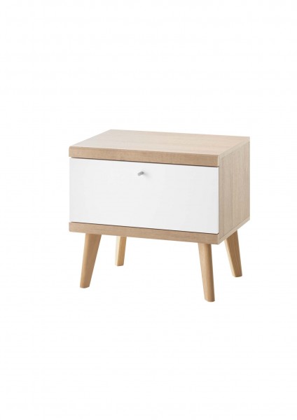 Nachttisch Merle - Skandinavisches Design - Eiche Riviera