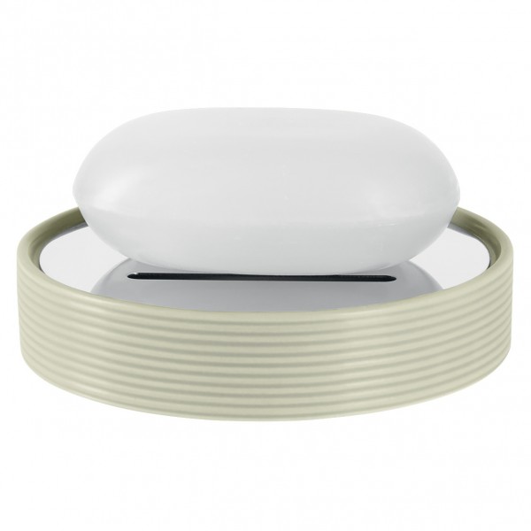 Seifenschale Tube-Ribbed - Zement