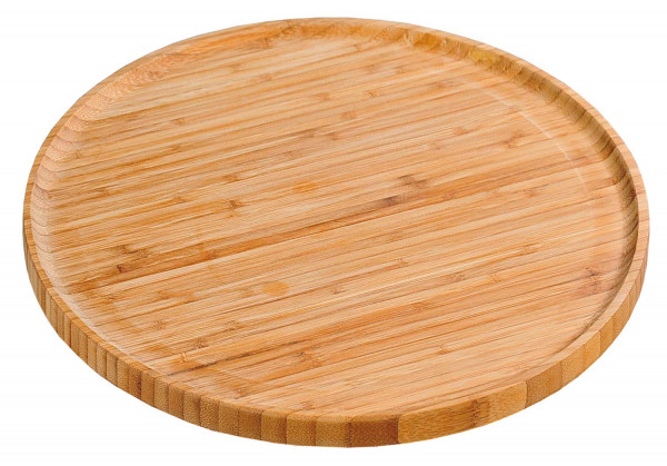 Pizzateller / Servierbrett - Bambus - Ø 32cm