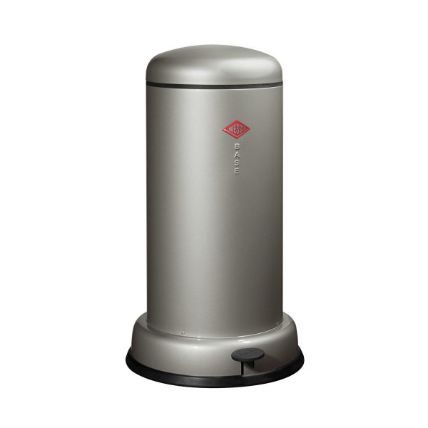 Wesco Mülleimer Baseboy 20 Liter - Neusilber