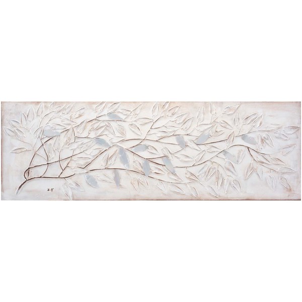 Handgefertigtes Ölgemälde - Motiv: Zweige - 40 x 120cm