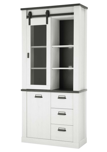 Buffetschrank Sherwood - Pinie Weiß Landhaus
