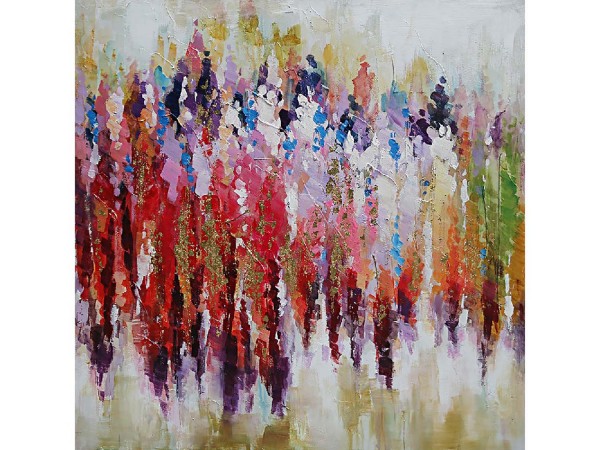 Leinwandbild - Motiv: Multicolor - 100 x 100cm