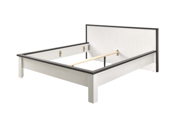 Bett Sherwood 180x200cm - Pinie Weiß
