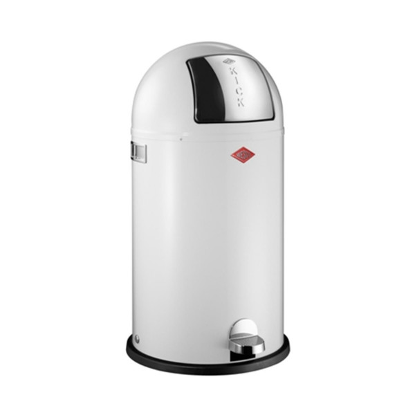 Wesco Mülleimer Kickboy 40 Liter - Weiß