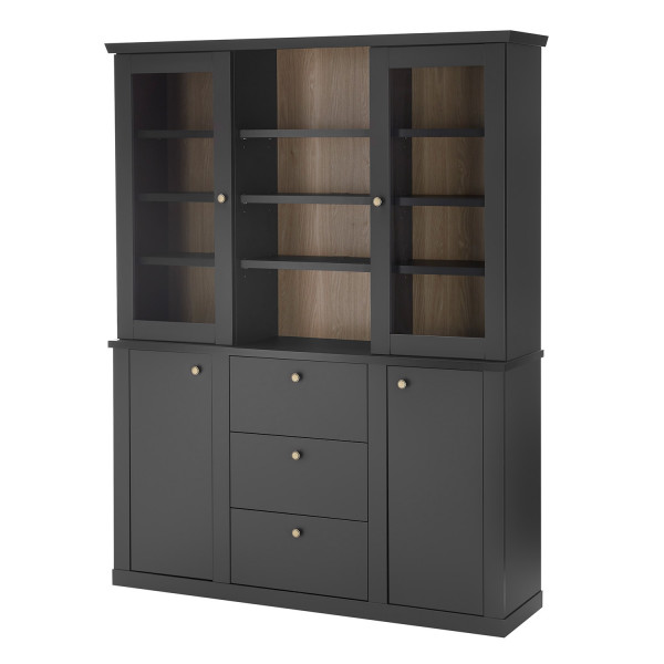 Buffetschrank Lincoln - Schwarz matt
