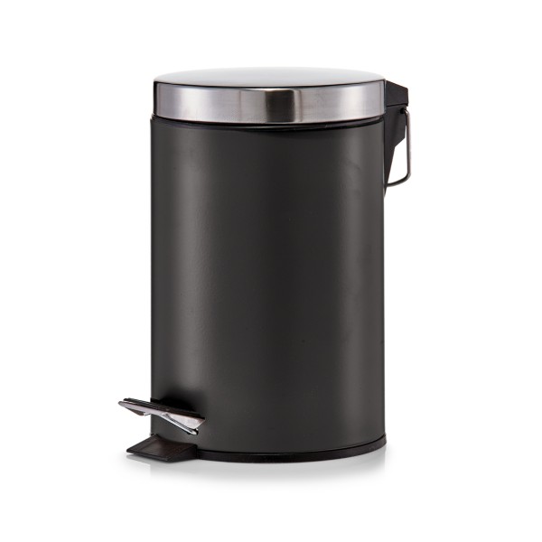 Treteimer - Schwarz - 3 Liter