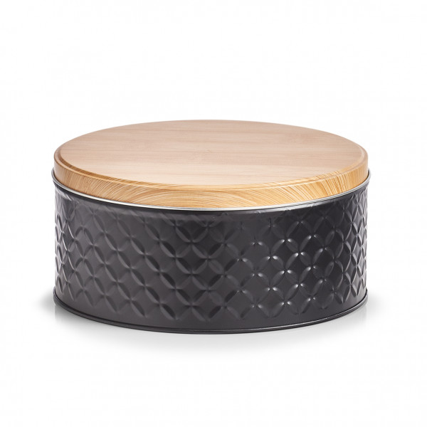 Vorratsdose Scandi, schwarz - Ø 20cm x 9,3cm