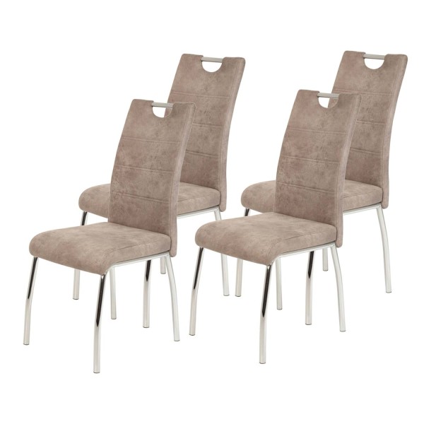 4er Set Vierfußstuhl Susi II - Vintage Beige