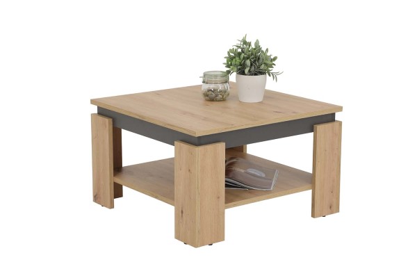 Couchtisch Tim II - Artisan Eiche / Anthrazit