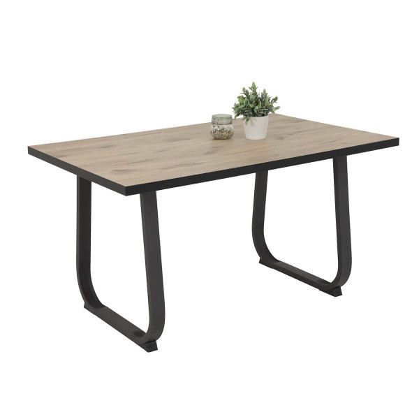 Esstisch Luise - Viking Oak / Anthrazit