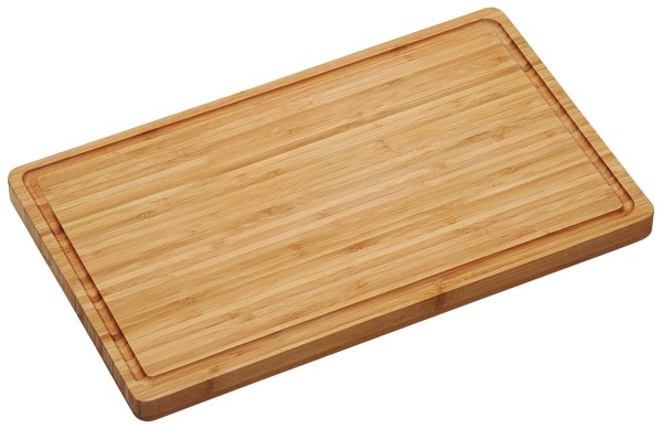 Profi-Schneidebrett mit Griffmulden - Bambus - 45 x 26,5 x 3cm