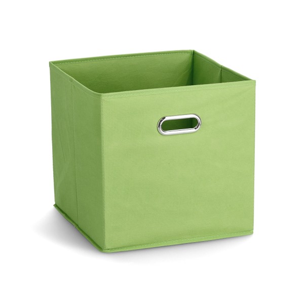 Aufbewahrungsbox mit Griff, Vlies - Grün