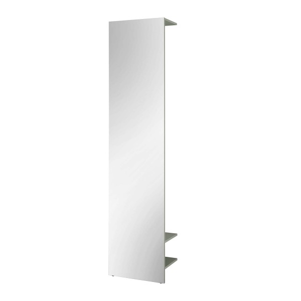 Garderobe mit Spiegel City - Grün Aloe