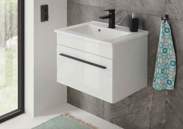 Cantara Waschtisch inkl. Waschbecken 60cm - Weiß
