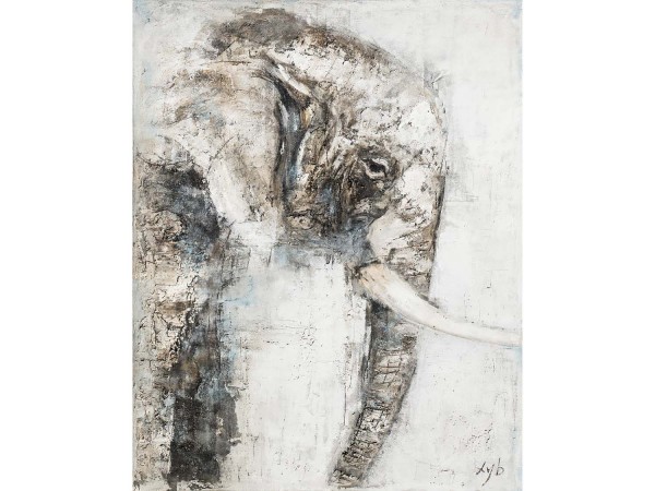 Leinwandbild - Motiv: Elefant - 150 x 120cm