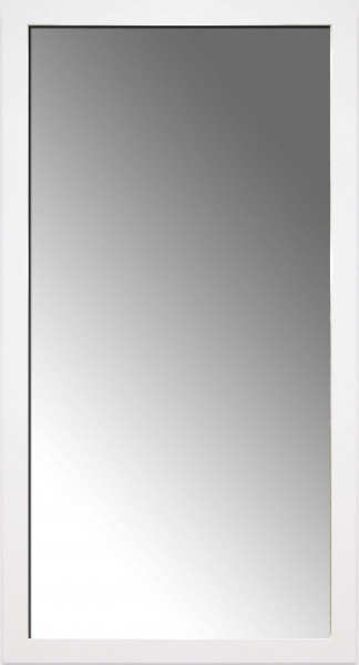 Rahmenspiegel - 57 x 107cm - Weiß