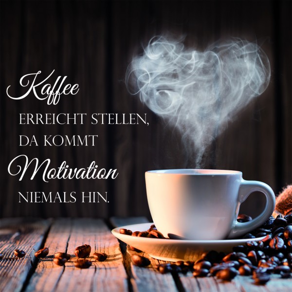 Leinwandbild - Motiv: Kaffee - 35 x 35cm