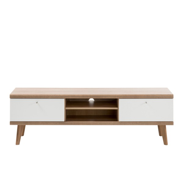 Lowboard Merle - Skandinavisches Design - Eiche Riviera